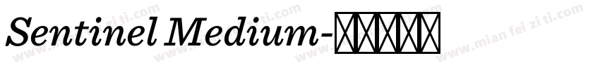 Sentinel Medium字体转换